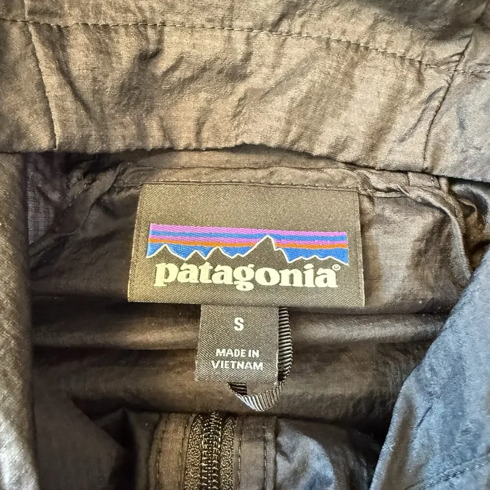 Patagonia Houdini Jacket Women's Small Lightweight Running Full Zip Windbreaker